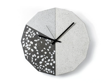 FACET - Wall-mounted concrete clock by URBI et ORBI - view 2